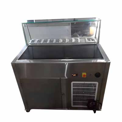 48 Inch Cold Stone Machine with Fridge